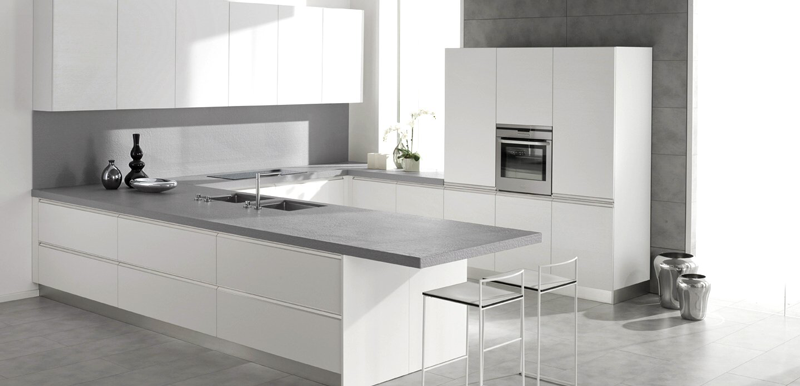 Cucine silvan arreda Cucina bianca top nero
